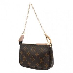 Louis Vuitton Monogram Canvas Accessory Bag Brown Pouch